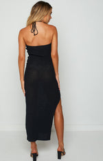 Renata Black Cut Out Dress Image