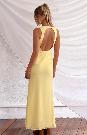 Kris Yellow Maxi Dress