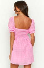 Rubi Pink Babydoll Mini Dress Image