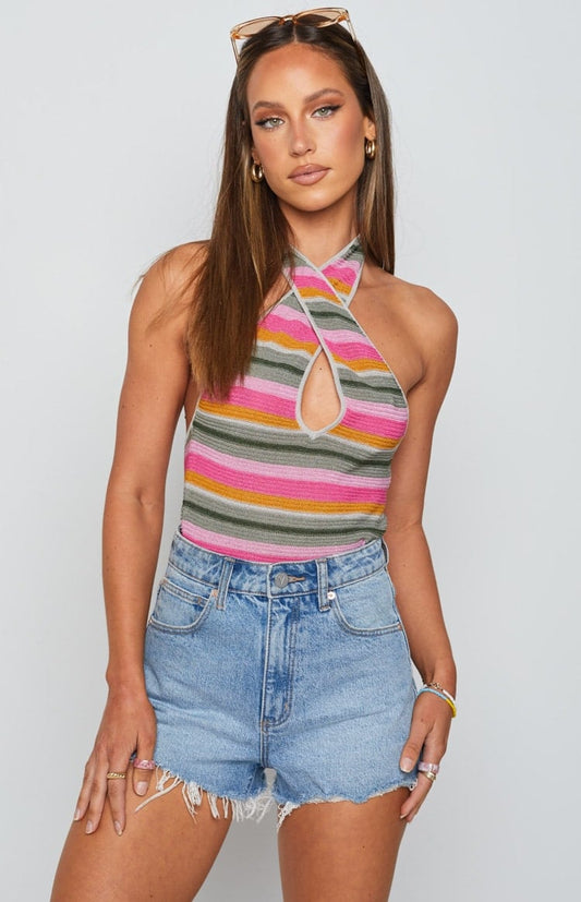 Sabre Halter Top Multi