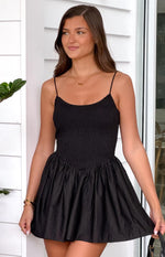 Sharmane Black Mini Dress Image