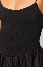 Sharmane Black Mini Dress Image