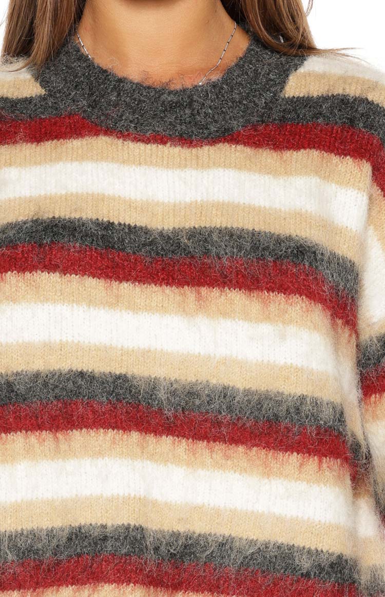 Sicily Multi Stripe Oversized Sweater Image