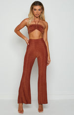 Stassie Rust Halter Top Image