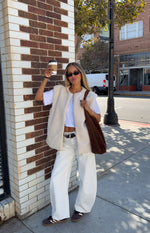 Summi Cream Teddy Fleece Vest Image