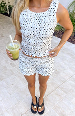 Tango White Polka Dot Top Image