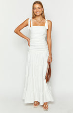 Tessa White Maxi Dress Image