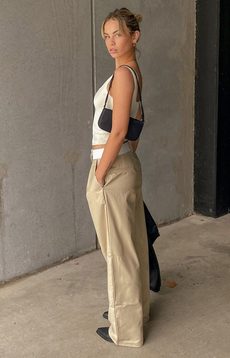 Zion Tan Waist Pant Image