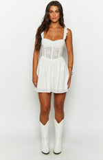 Die For You White Mini Dress Image