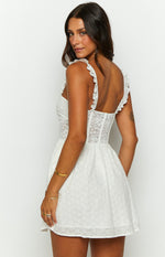 Die For You White Mini Dress Image
