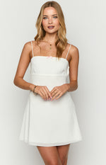 Mahalia White Mini Dress Image